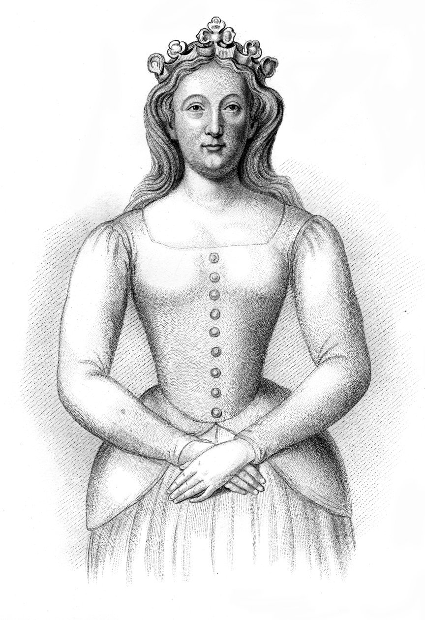 Filipa z Hainaultu, 1851. od Henry Colburn