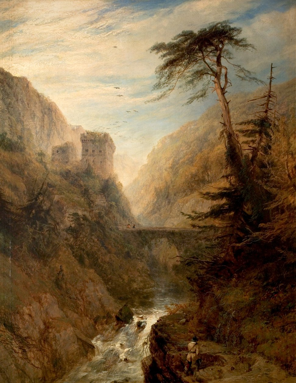 A Derbyshire Dale, 1849 od Henry Dawson