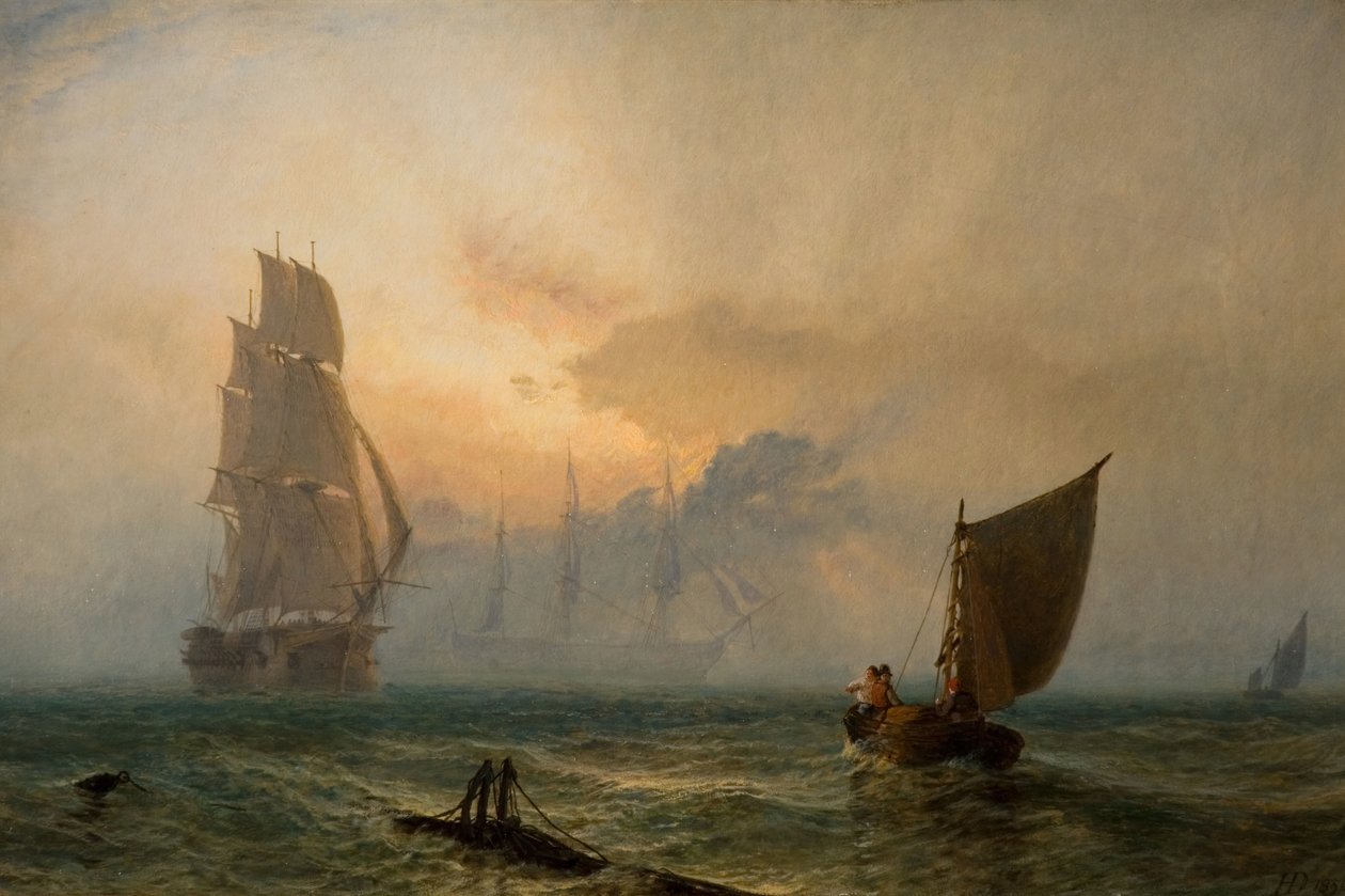 Dřevěné stěny Anglie, 1856. od Henry Dawson