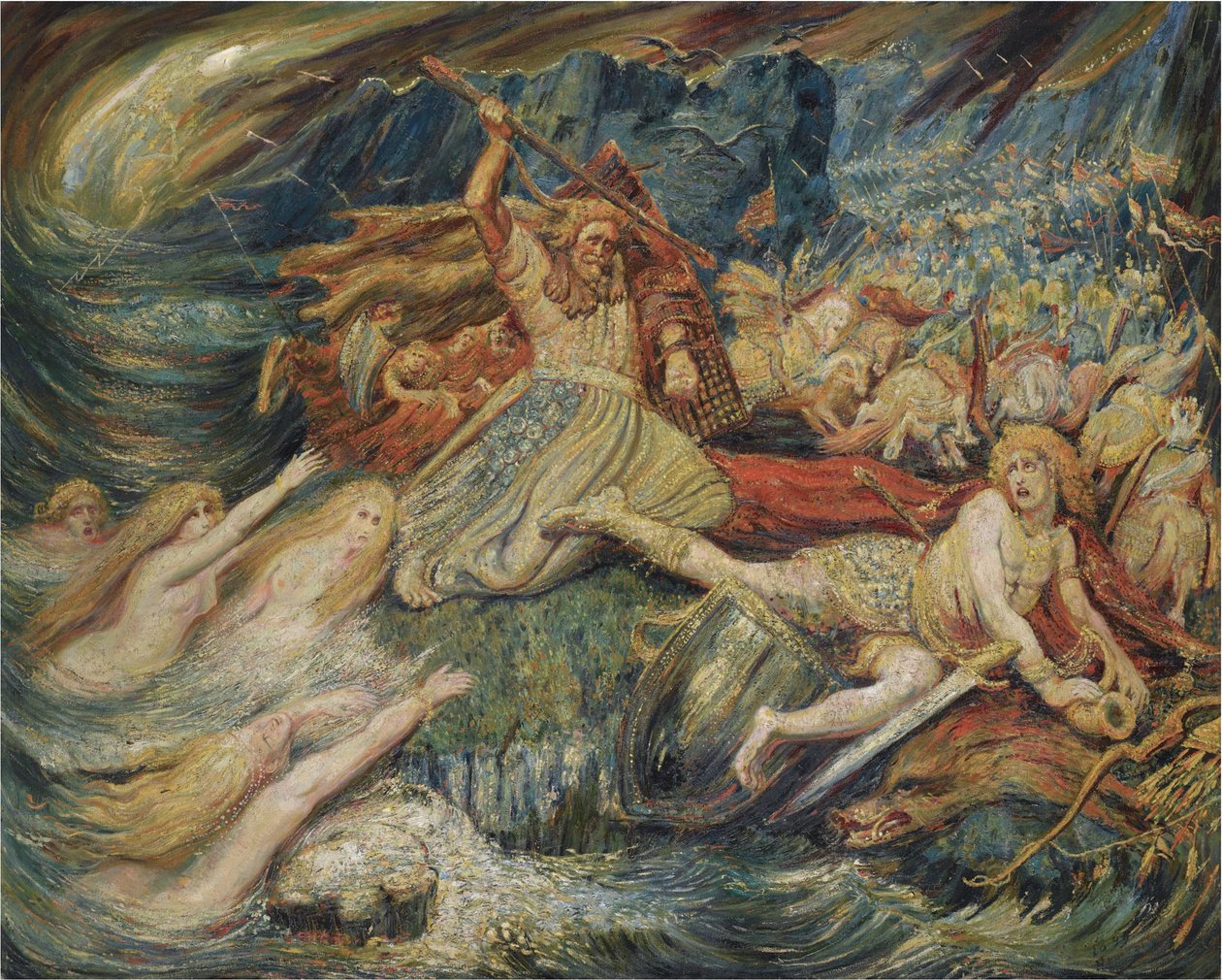 Siegfriedova smrt, 1899 od Henry De Groux