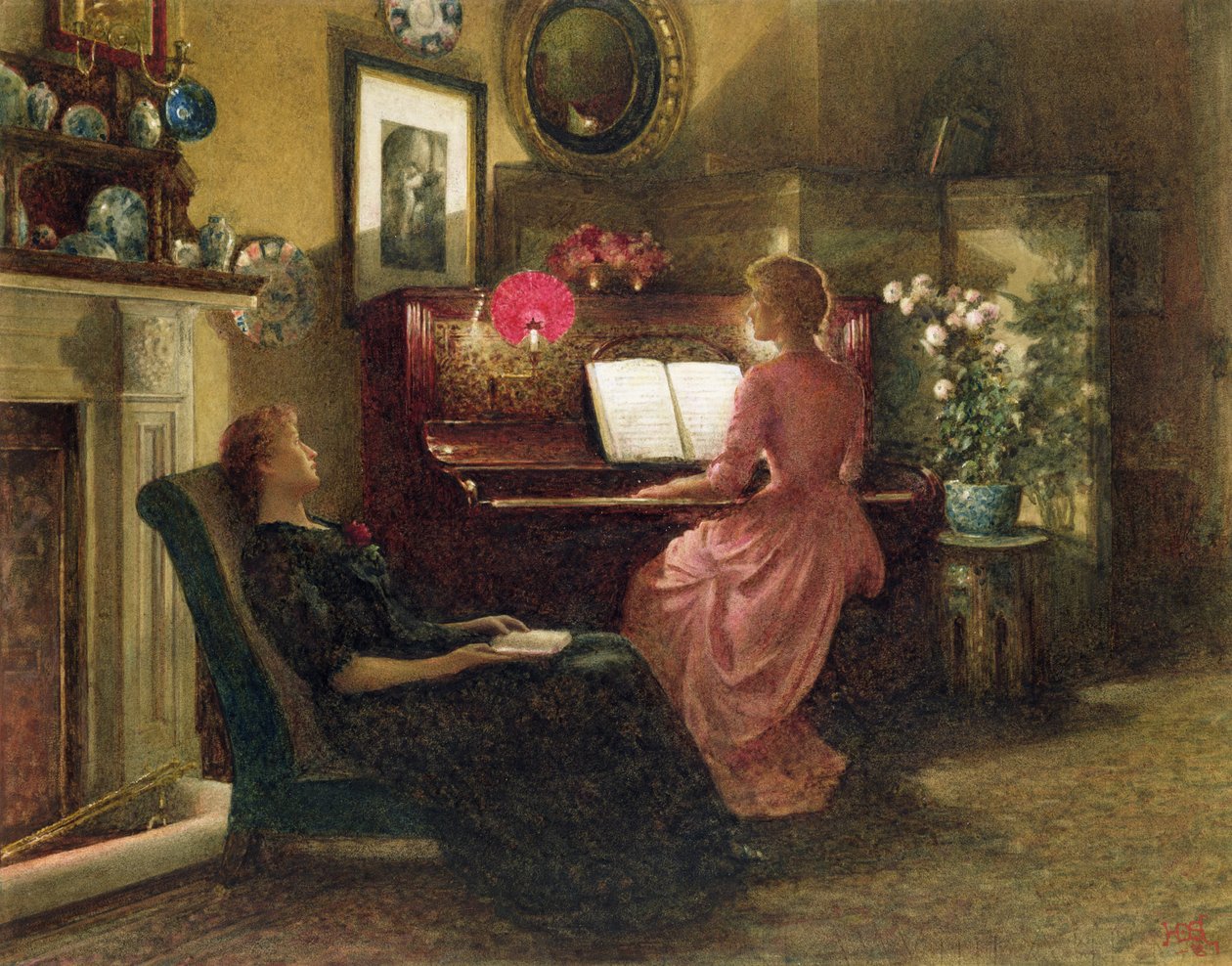 Home Sweet Home, 1887 (wc) od Henry Dunkin Shepard