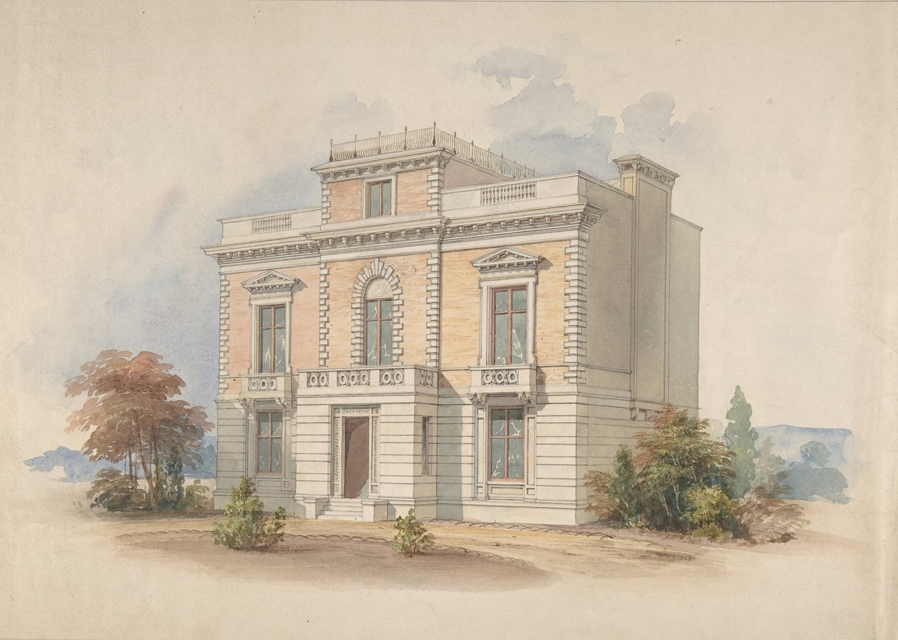 Italská vila, 1820-85. od Henry Edward Kendall