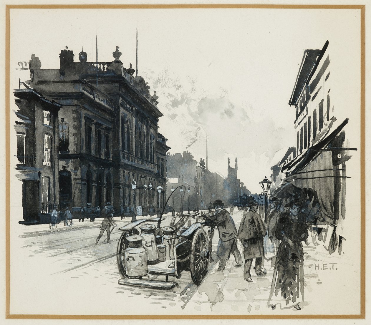 Radnice Hulme, Stretford Road od Henry Edward Tidmarsh