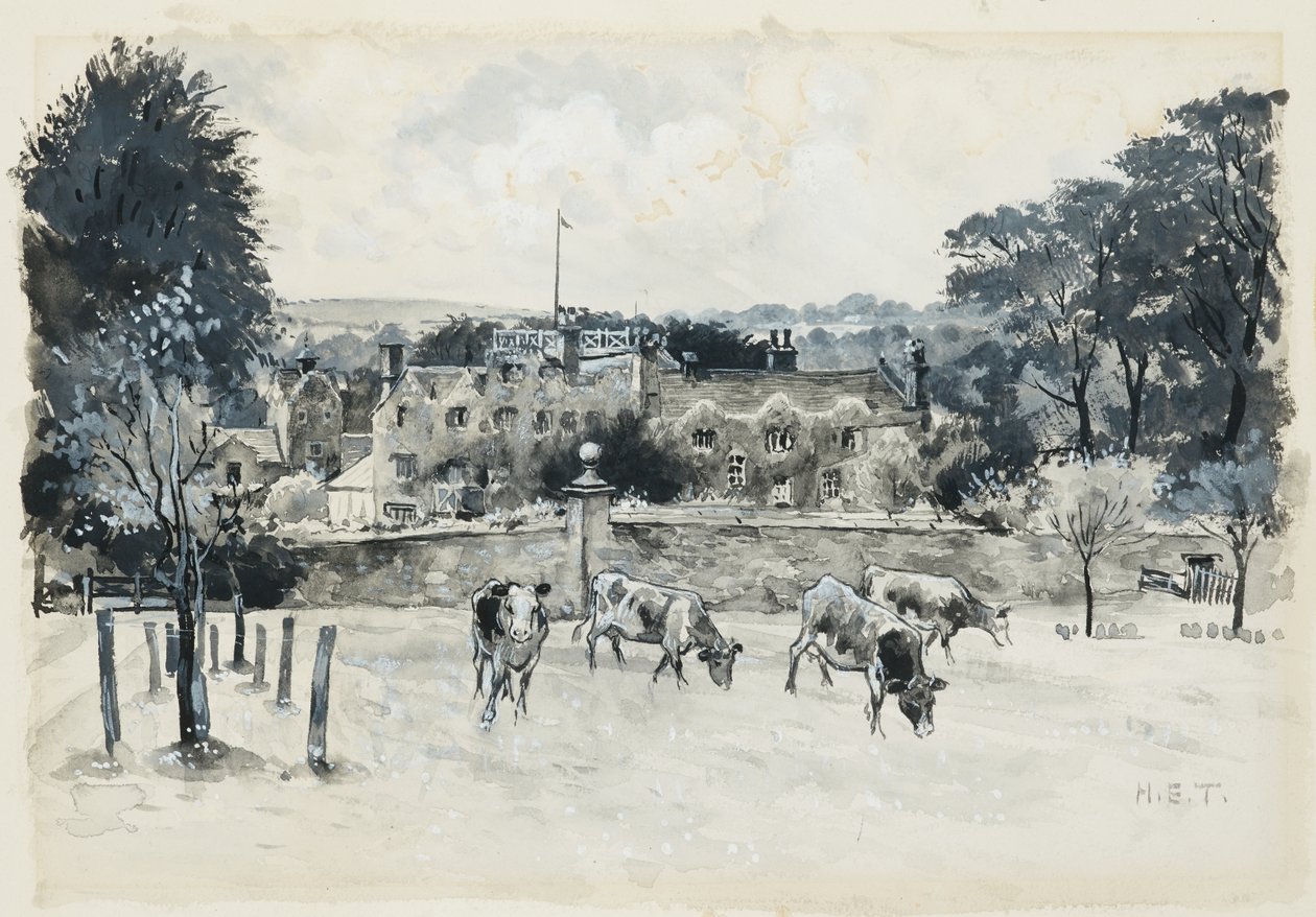Marple Hall od Henry Edward Tidmarsh
