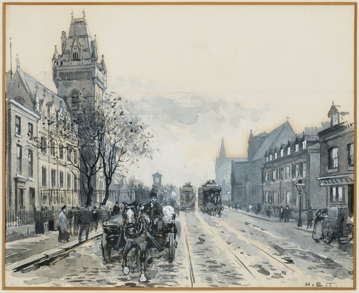 Nichollova nemocnice, Hyde Road od Henry Edward Tidmarsh