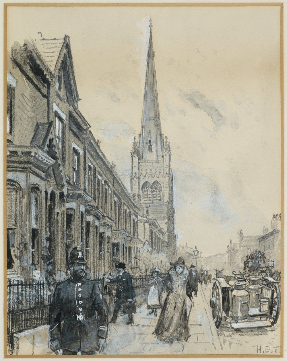 Presbyterian Church, Brunswick Street od Henry Edward Tidmarsh