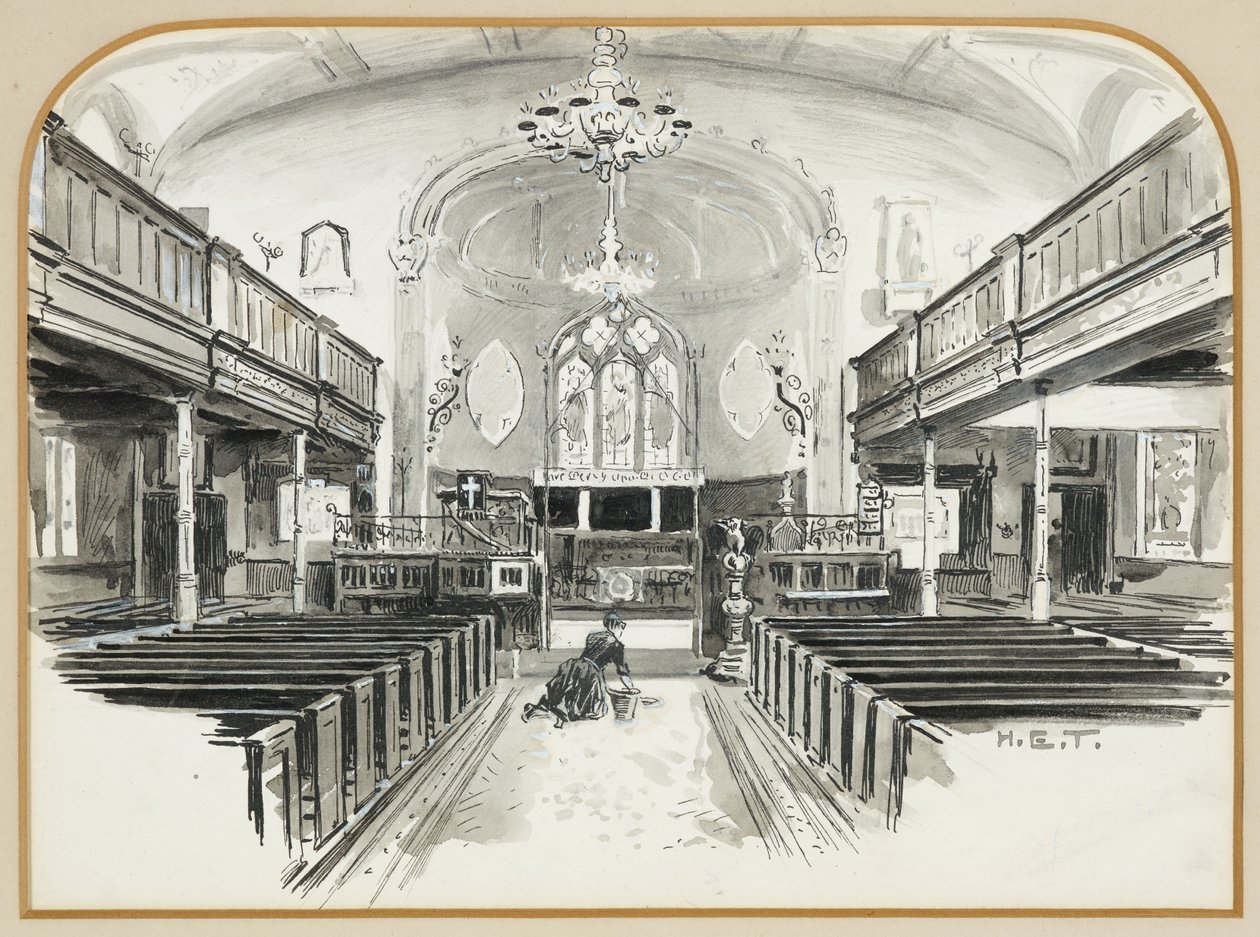 Kostel sv. Jana, Deansgate od Henry Edward Tidmarsh