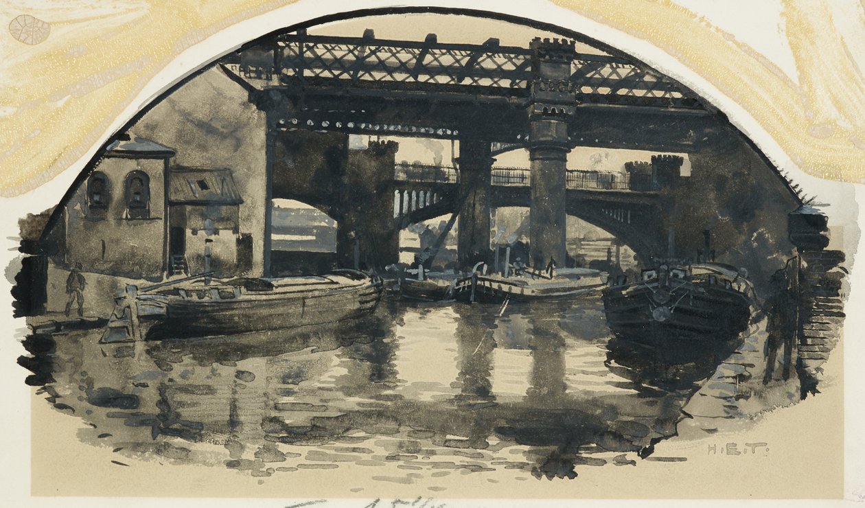 Old Bridgewater Canal Terminus, Castlefield od Henry Edward Tidmarsh