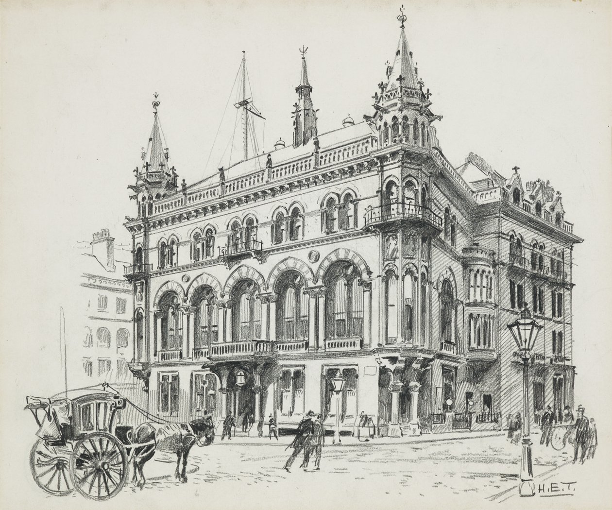 Reform Club, King Street od Henry Edward Tidmarsh