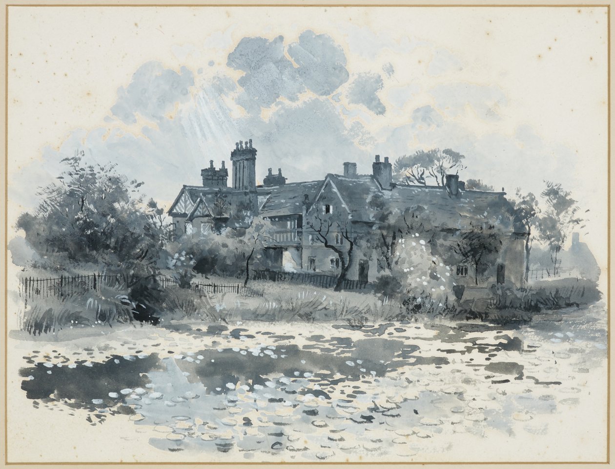Wardley Old Hall od Henry Edward Tidmarsh