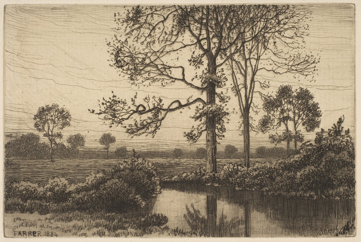 Podzimní šeď a melancholie, 1884. od Henry Farrer