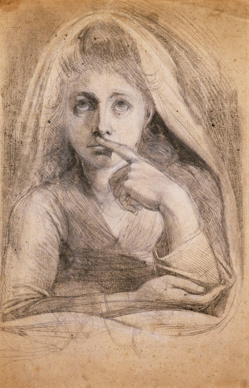 Martha Hess jako Silence od Johann Heinrich Füssli