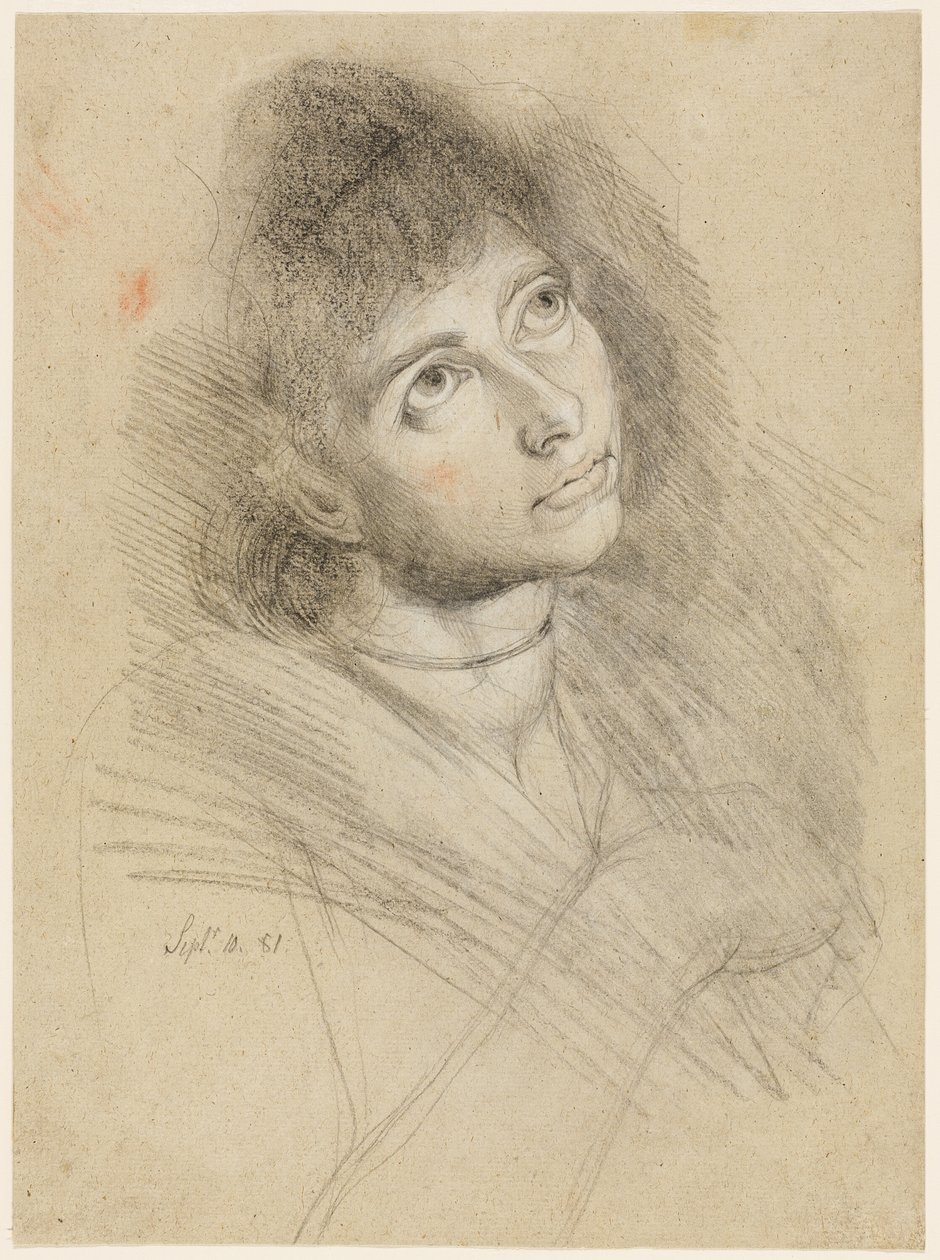 Portrét ženy (Martha Hess) od Johann Heinrich Füssli