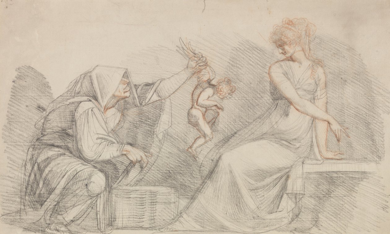 Prodej Amorů od Johann Heinrich Füssli