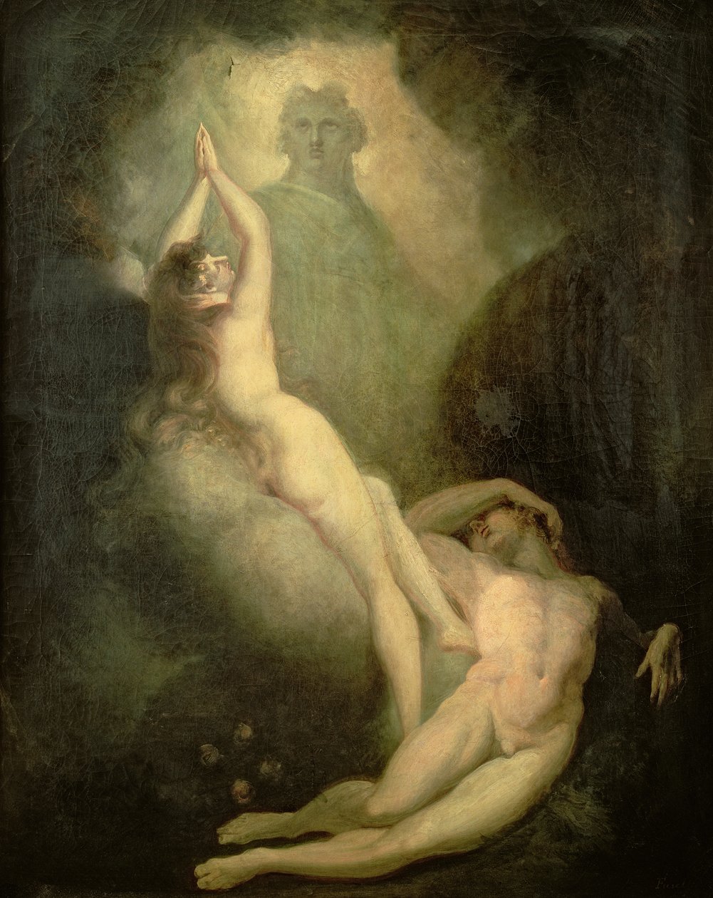 Stvoření Evy od Johann Heinrich Füssli