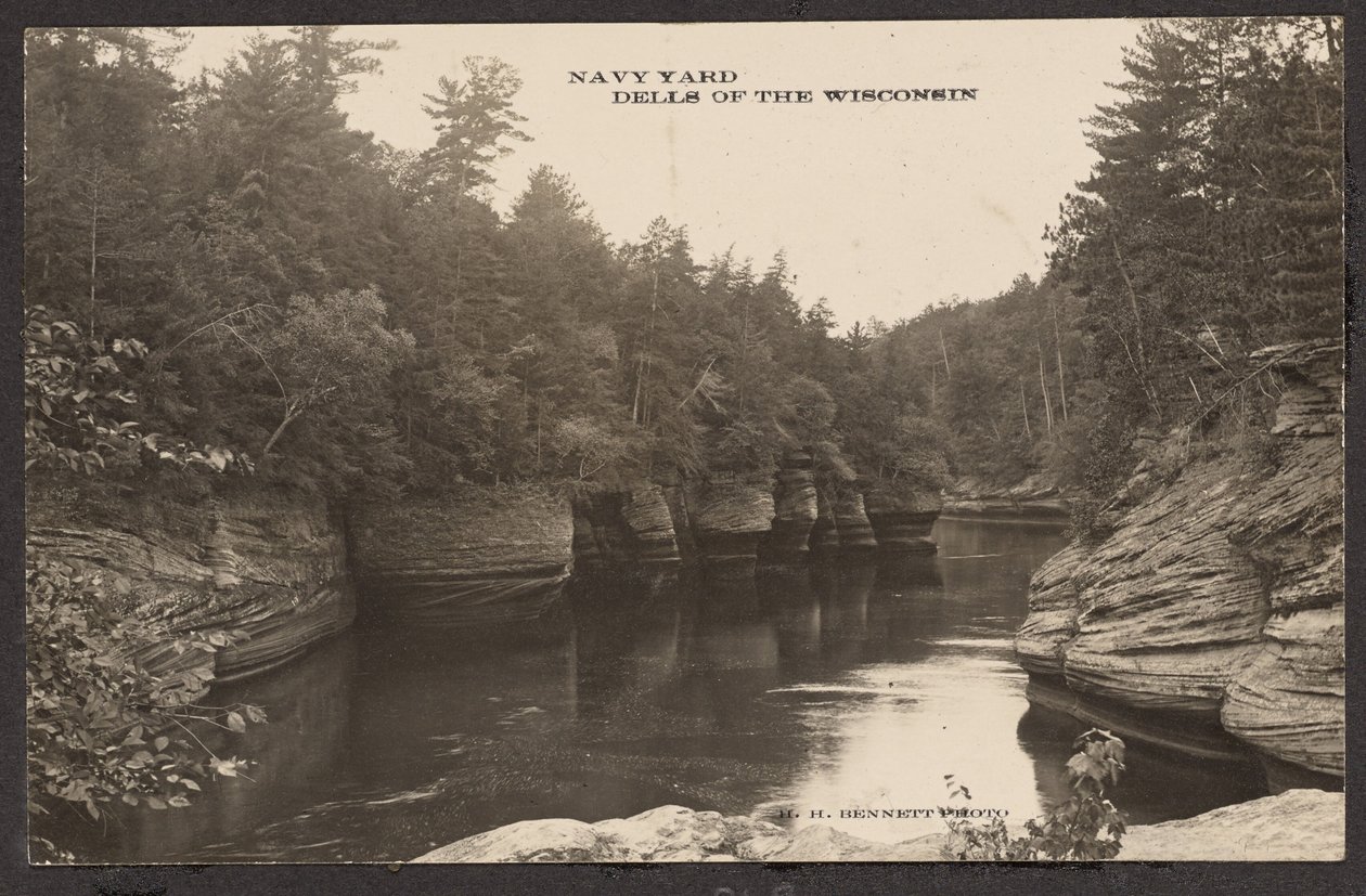 Námořní loděnice Dells ve Wisconsinu od Henry Hamilton Bennett