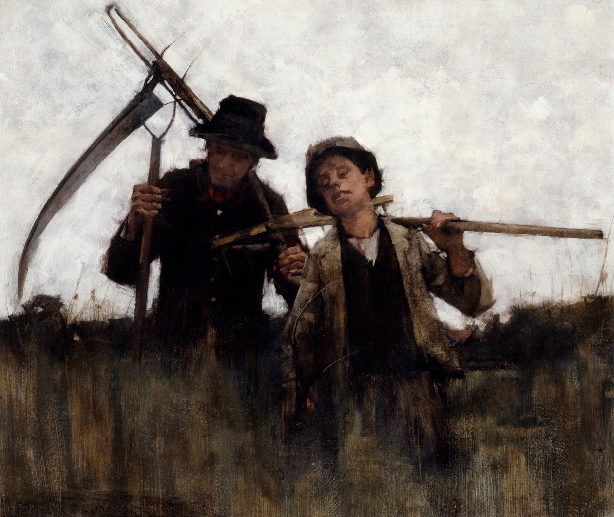 Zemědělští dělníci, 1875-1929 od Henry Herbert La Thangue