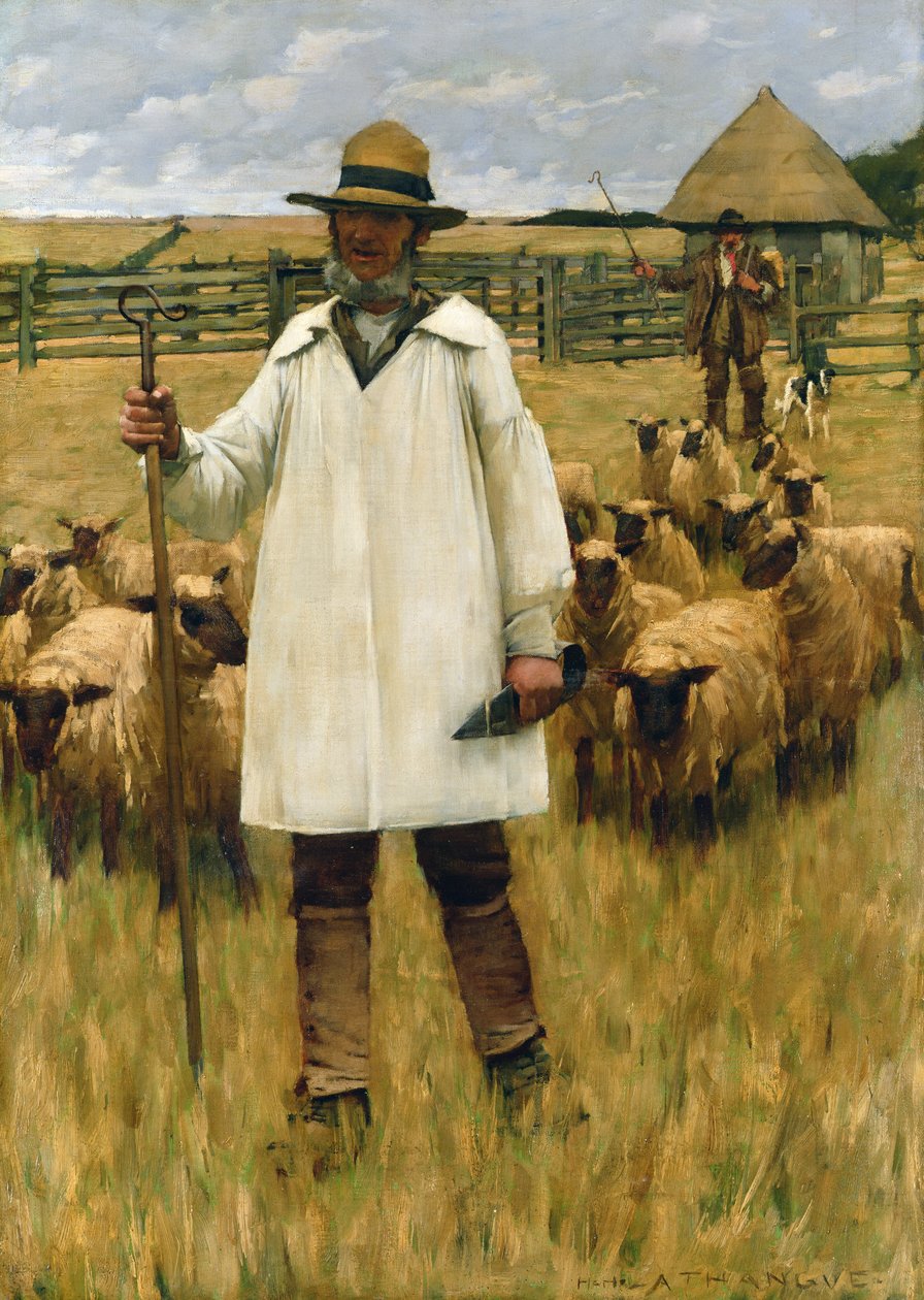 Pastýř od Henry Herbert La Thangue