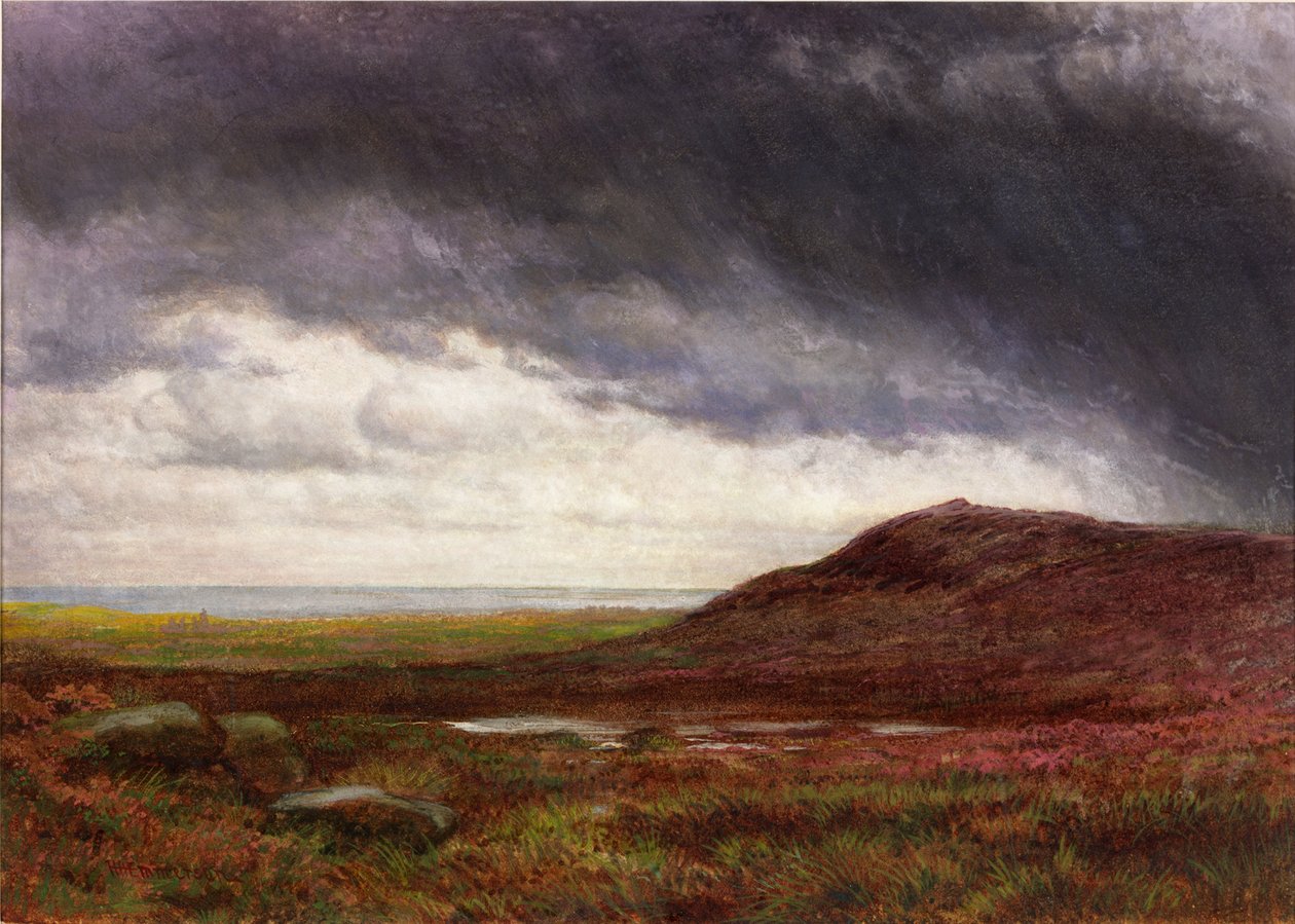 Moorland (akvarel a kvaš) od Henry Hetherington Emmerson