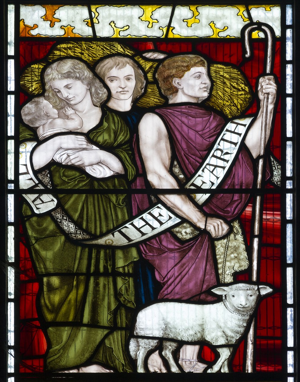 Mother, Shepherd & Harvester, c.1872 od Henry Holiday