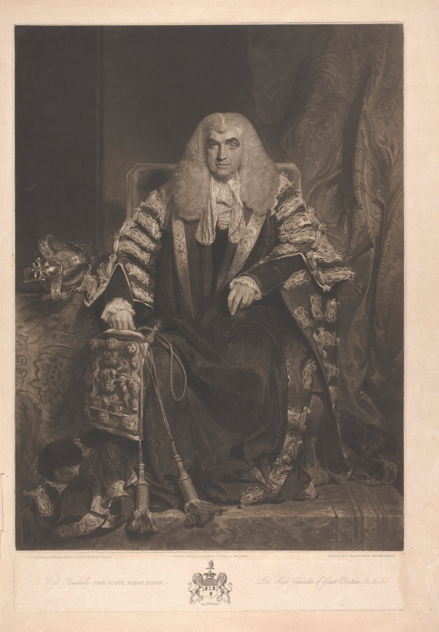 John Scott, 1. hrabě z Eldonu od Henry Hoppner Meyer