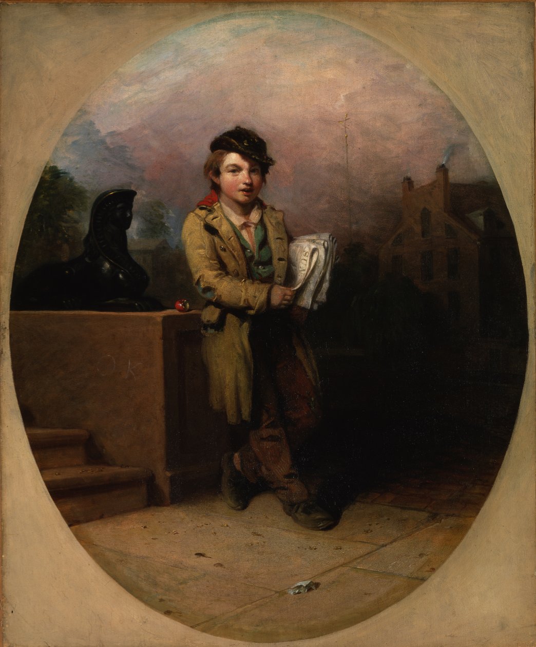 News Boy, 1841 od Henry Inman