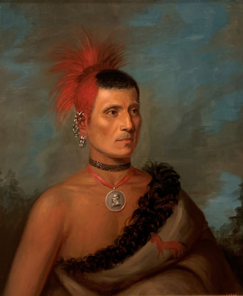 Pace-ke-le-ch-co, 1832-33. od Henry Inman