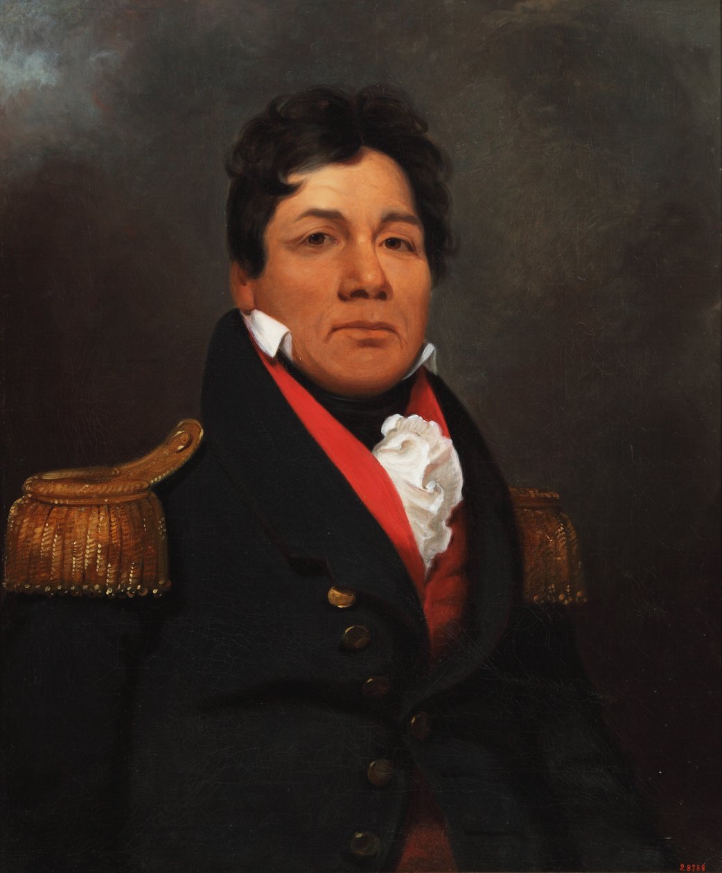Push-Ma-Ta-Ha (Choctaw) 1831 (olej na plátně) od Henry Inman