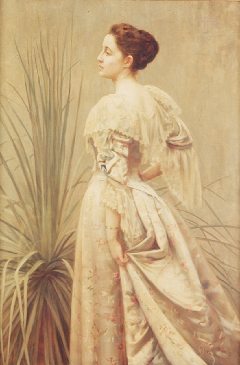 Portrét dámy od Henry John Hudson