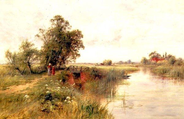 Na Temži poblíž Wallingfordu od Henry John Kinnaird