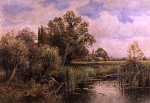 The Backwater, Wargrave-on-Thames od Henry John Kinnaird