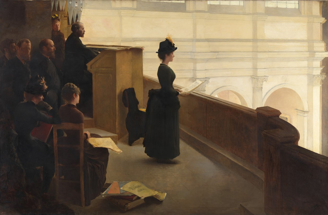 Varhanní zkouška, 1885. od Henry Lerolle