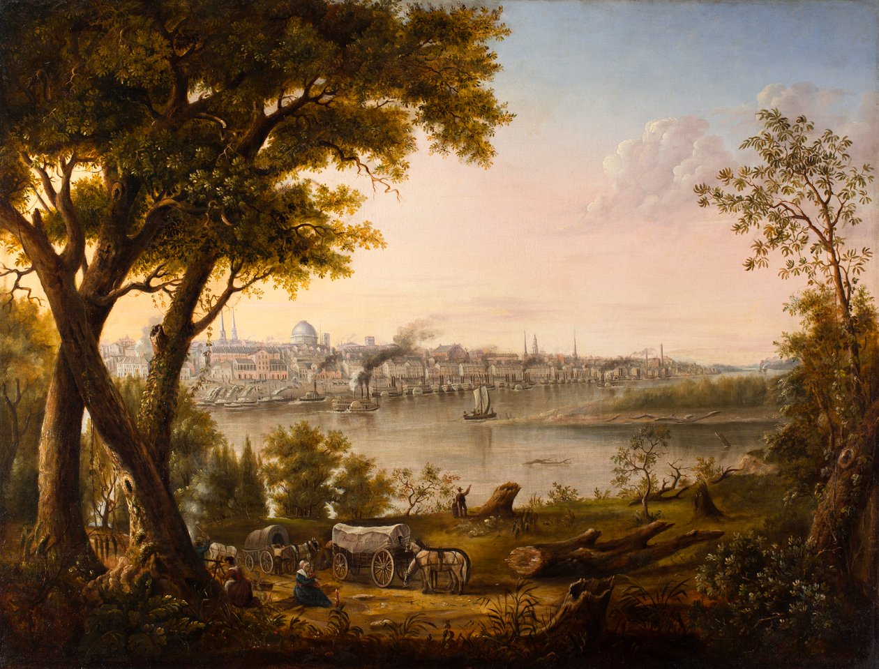 Saint Louis v roce 1846 od Henry Lewis