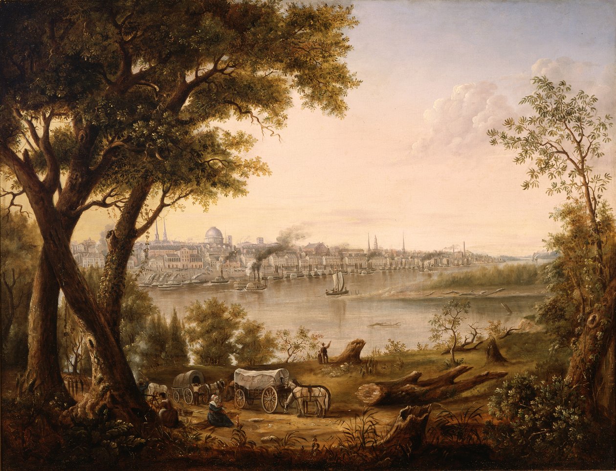 Saint Louis v roce 1846 od Henry Lewis