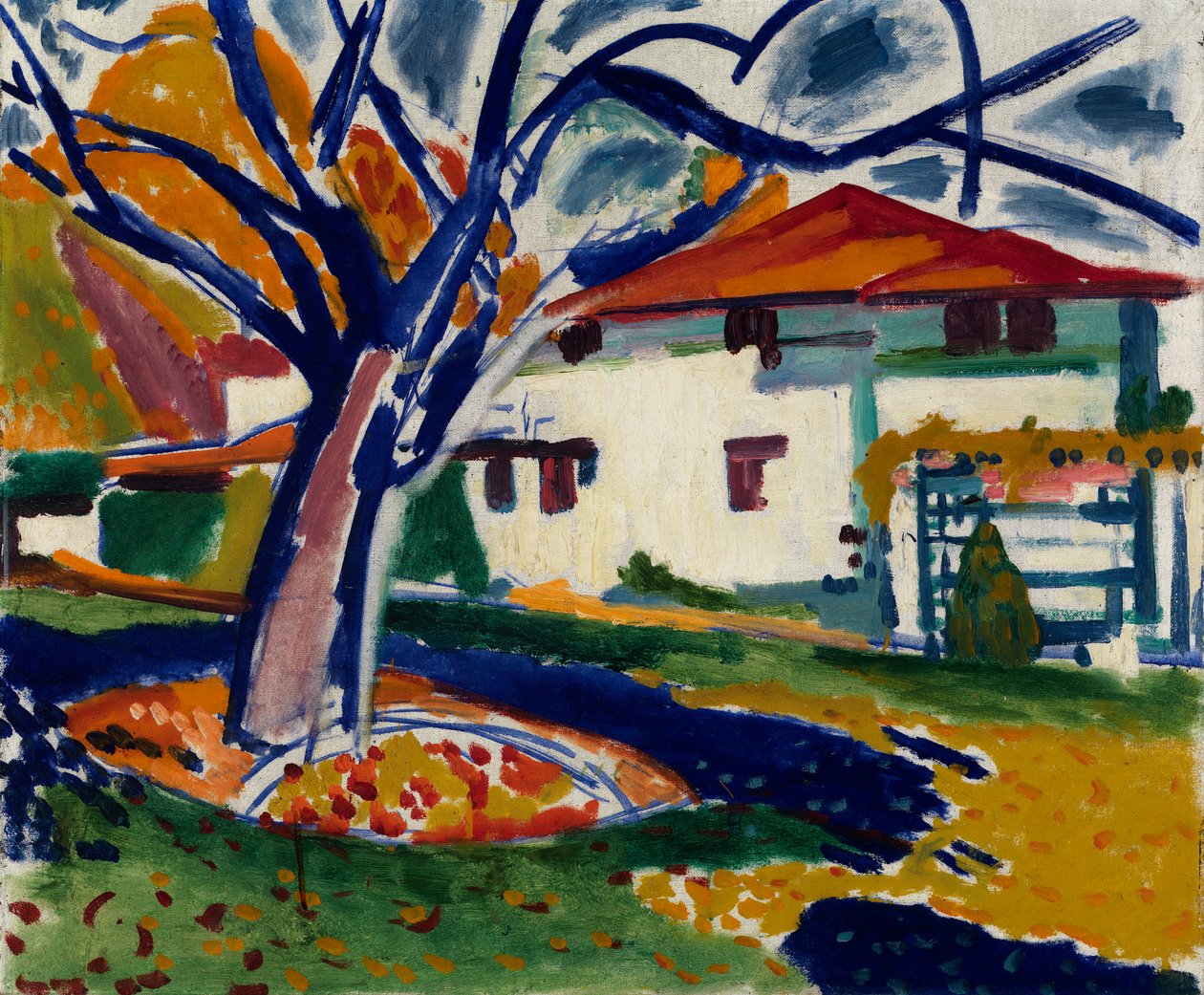 Modré stromy, 1915-1916. od Henry Lyman Saÿen
