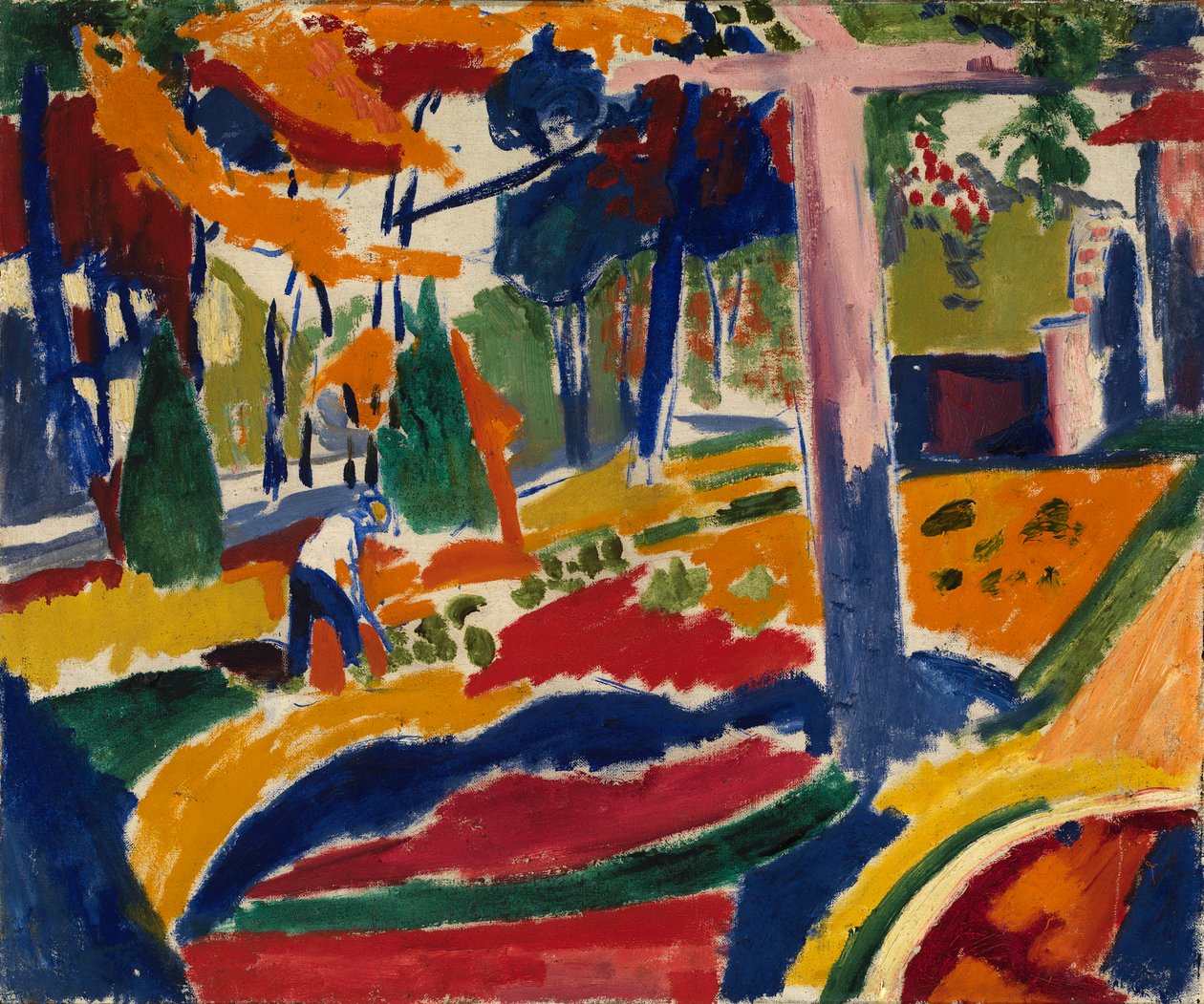 Zahrada, ca. 1915. od Henry Lyman Saÿen