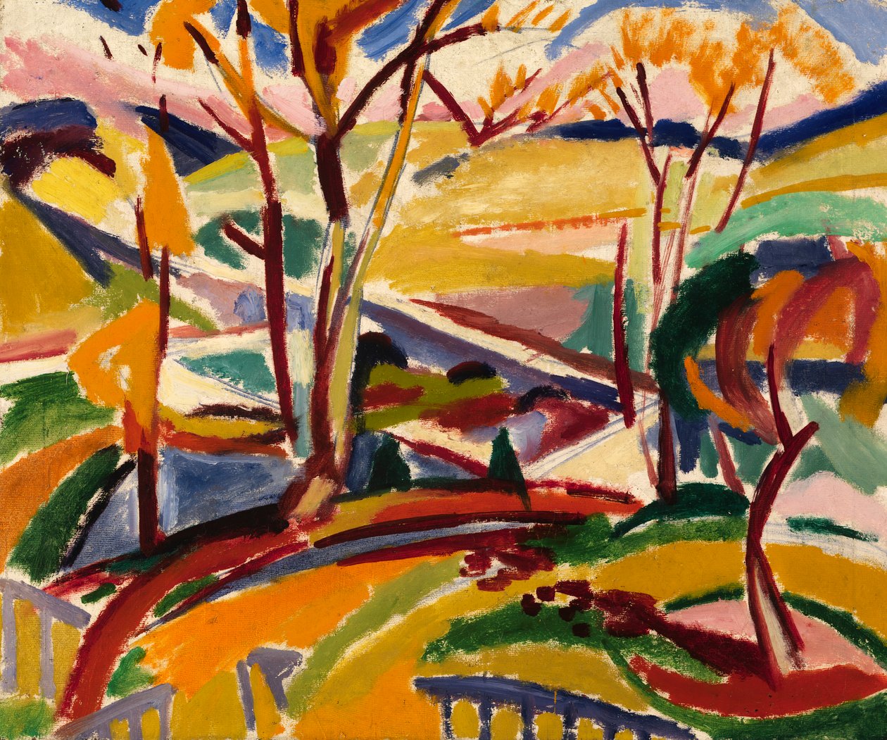 Valley Falls I, 1915. od Henry Lyman Saÿen