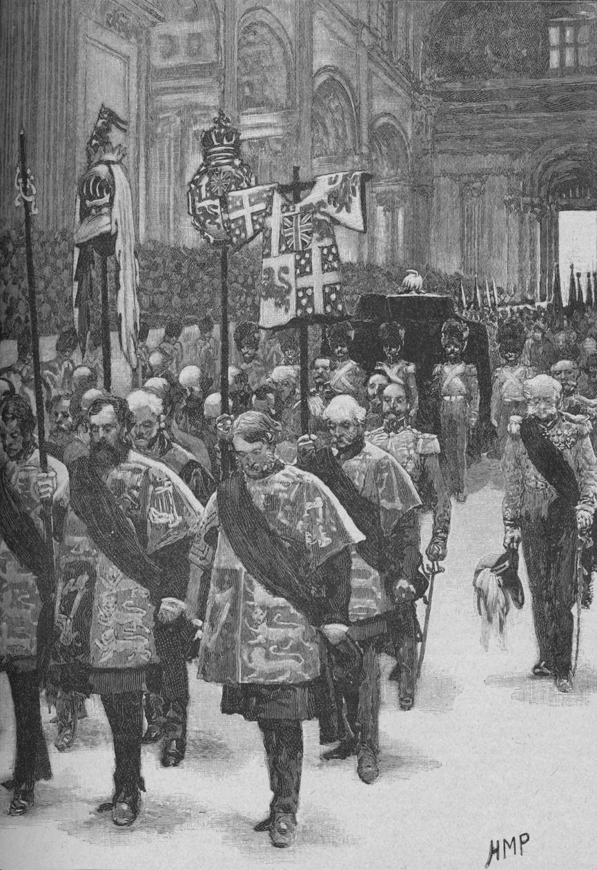 The Burial of Wellington, c1890 od Henry Marriott Paget