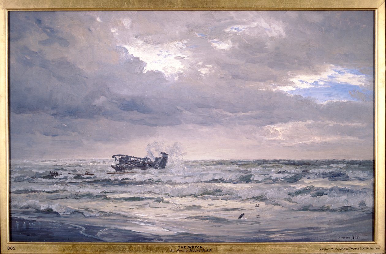 "Vrak", 1875 od Henry Moore