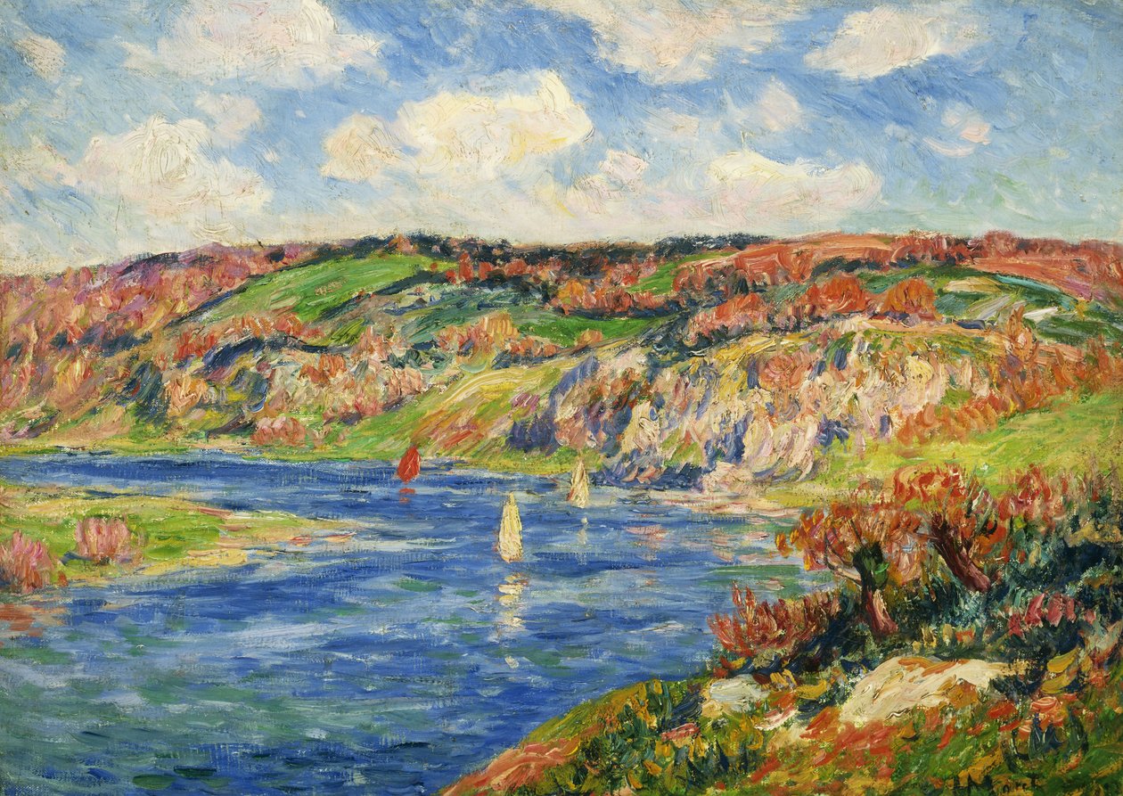 Řeka St. Maurice, od Henry Moret
