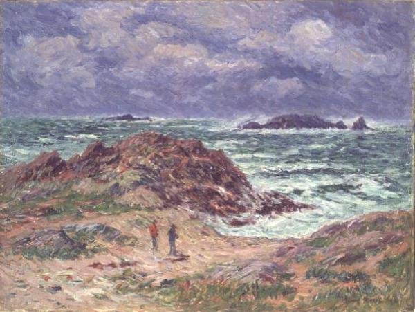 Mlátičky v Bretani od Henry Moret