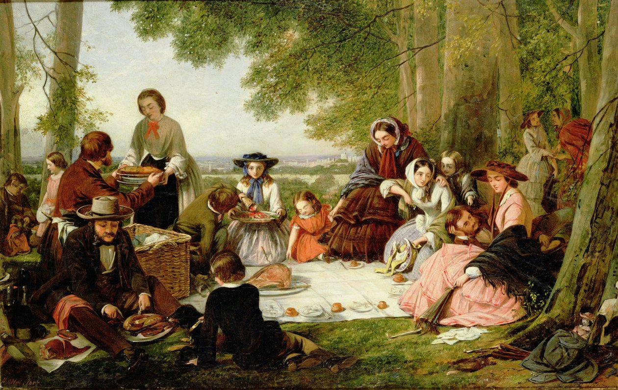 Piknik, 1857 od Henry Nelson ONeil