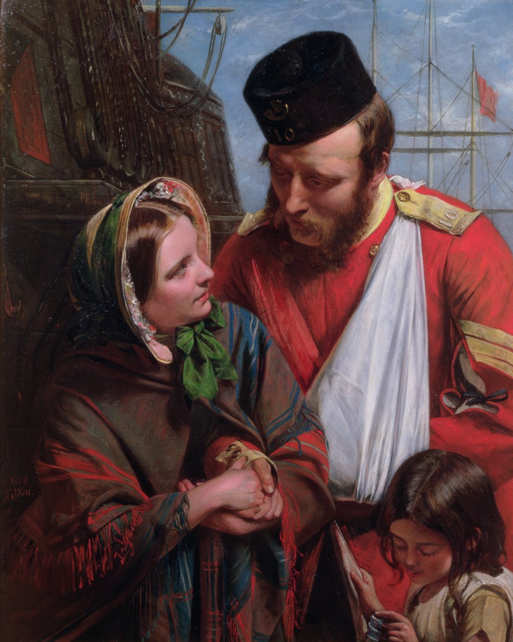Home Again, 1858 (pár 146061) od Henry Nelson O