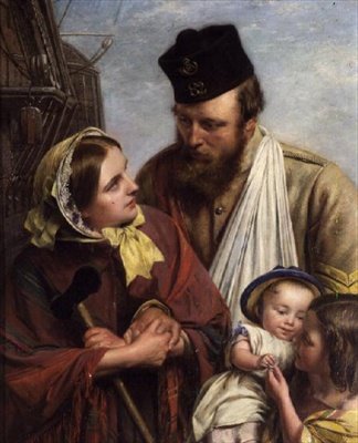 Home Again, 1858 (viz také 68094) od Henry Nelson ONeil