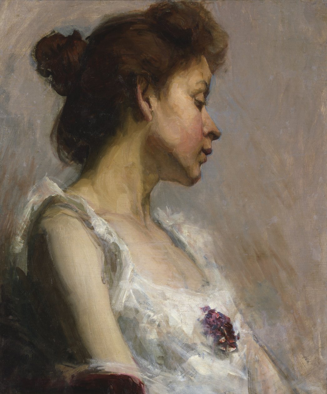 Portrét umělcovy ženy od Henry Ossawa Tanner