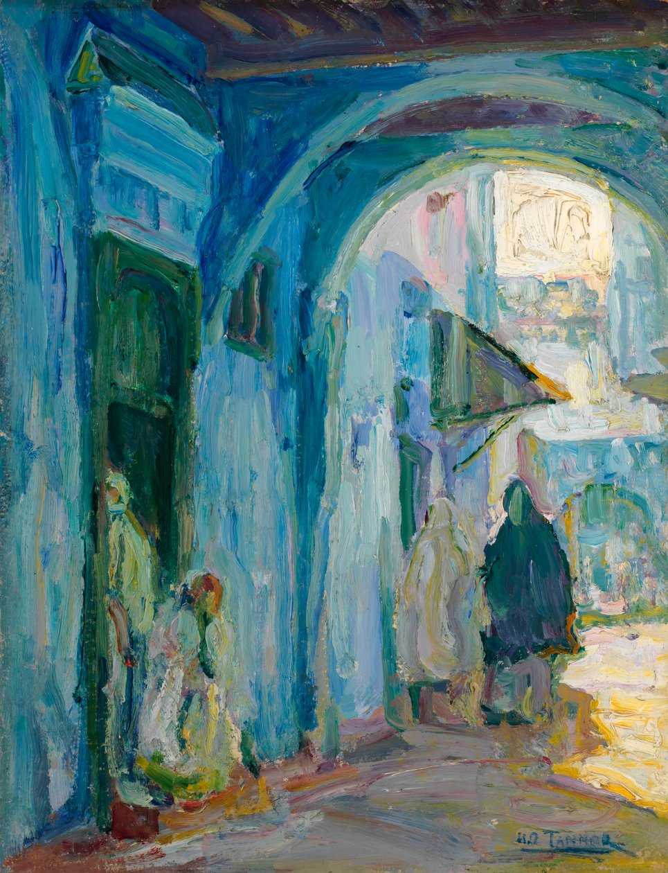 Ulice v Tangeru, ca. 1910. od Henry Ossawa Tanner