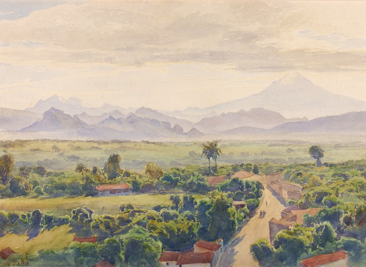 Pohled na Cuernavacu od Henry Otto Wix