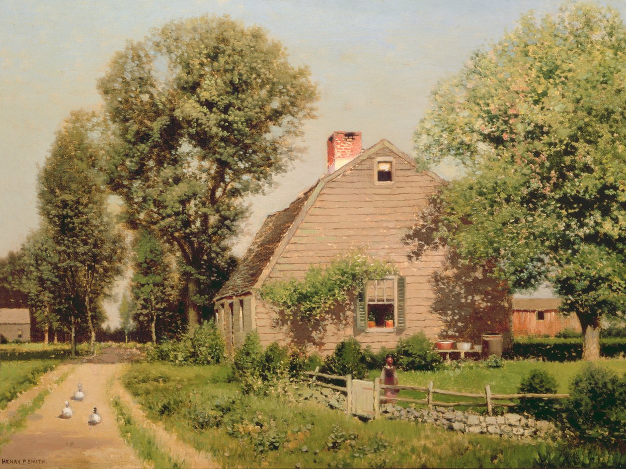 Old Homestead on the Turnpike, c.1889 od Henry Pember Smith