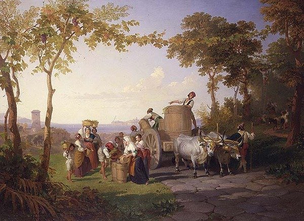 Sklizeň révy (s.& d. od Henry Penry Williams
