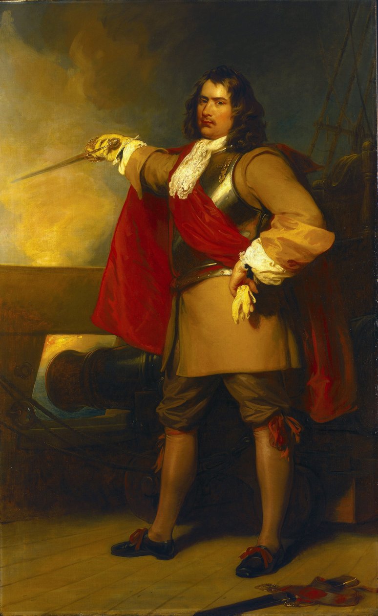 Portrét Roberta Blakea od Henry Perronet Briggs
